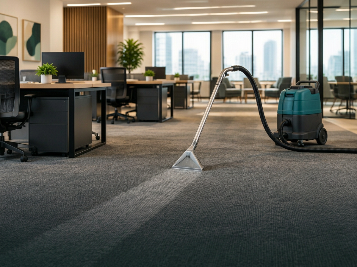 Higienização de carpetes